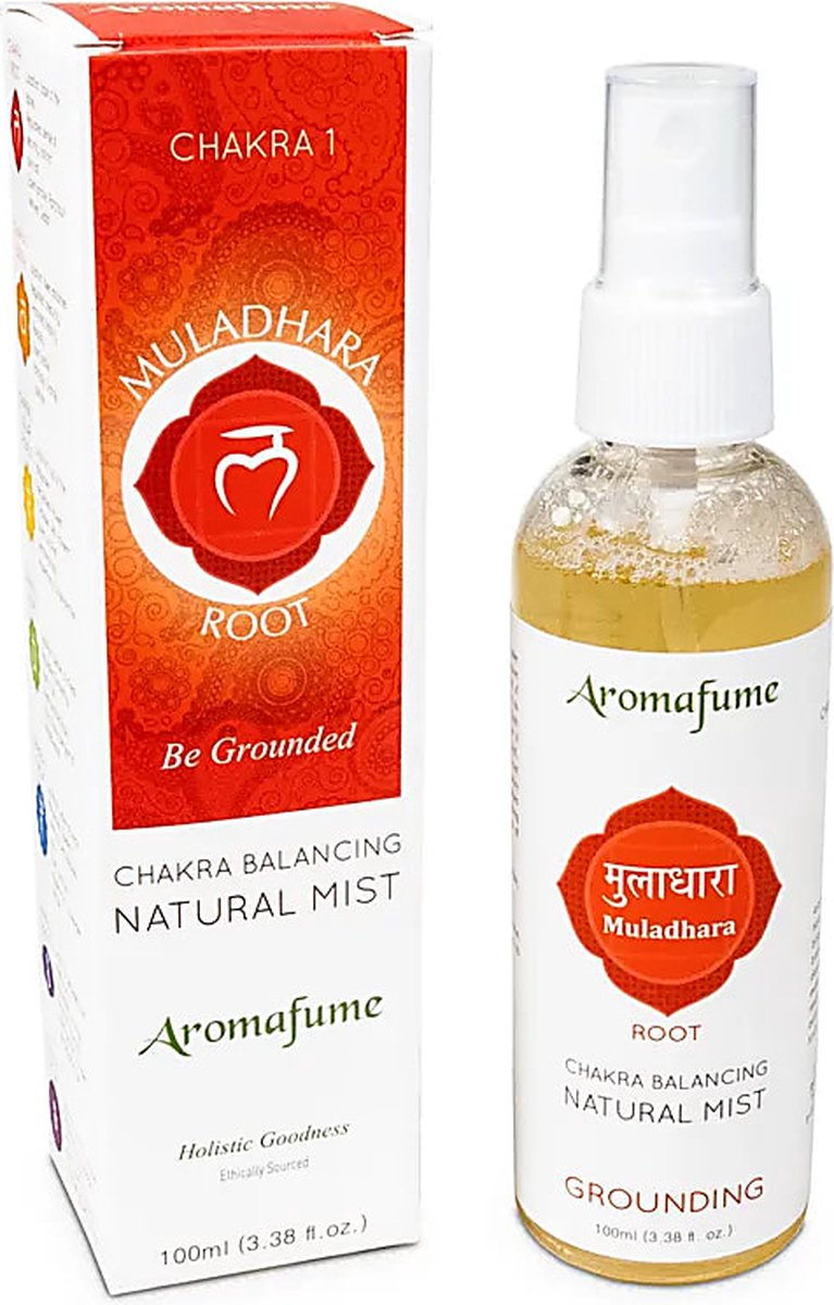 Aromafume Natuurlijke Roomspray Muladhara - basis chakra - spray - 100ml