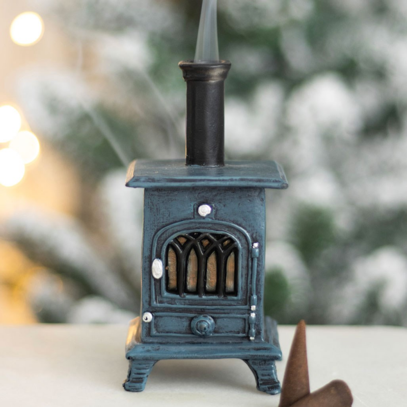 Mini Stove Geurkegelhouder – Rustieke Sfeer & Cosy Decor