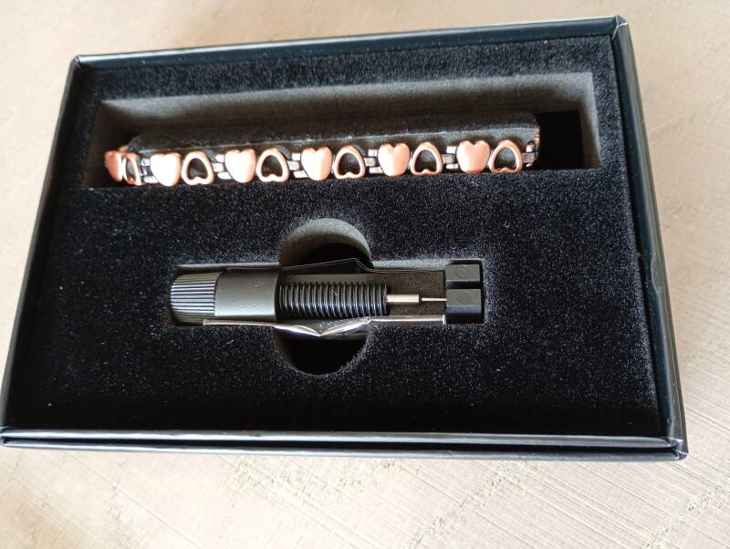 Luxe gezondheidsarmband magnetisch koper – 0,7 cm