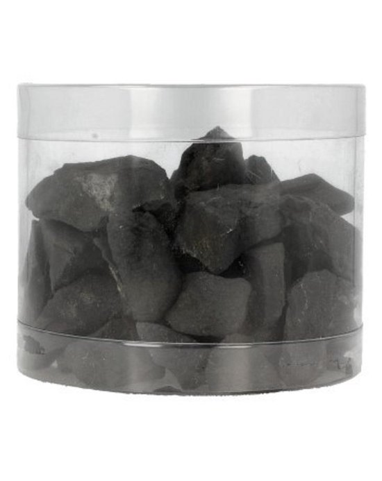Ruwe Edelsteen Shungiet in Plastic Doos (500 gram)