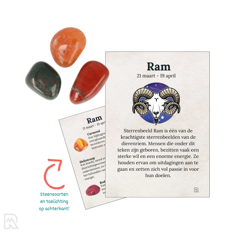 Edelstenen per sterrenbeeld – geschenkzakje