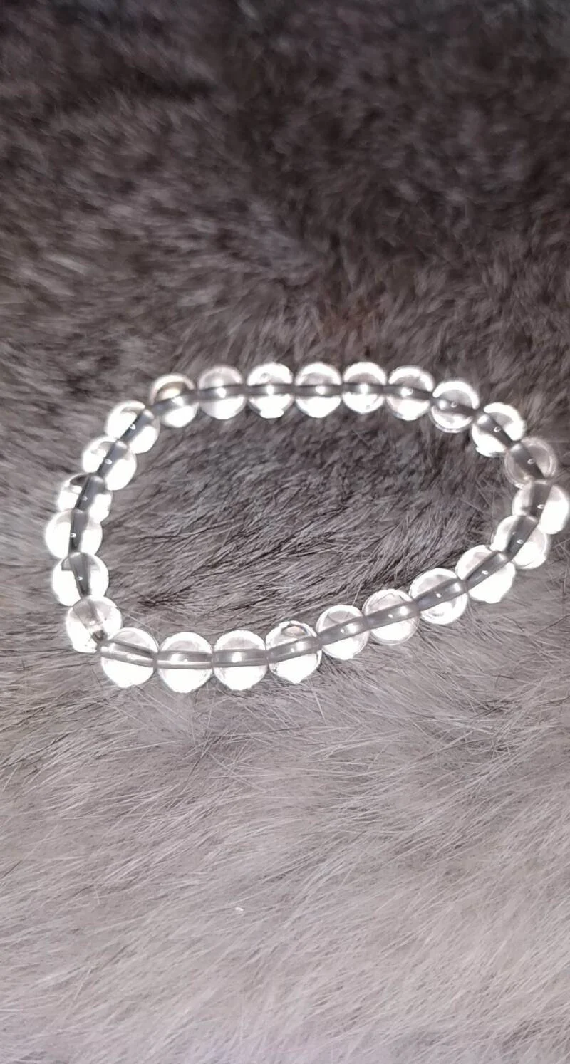 armband bergkristal KIND 4mm