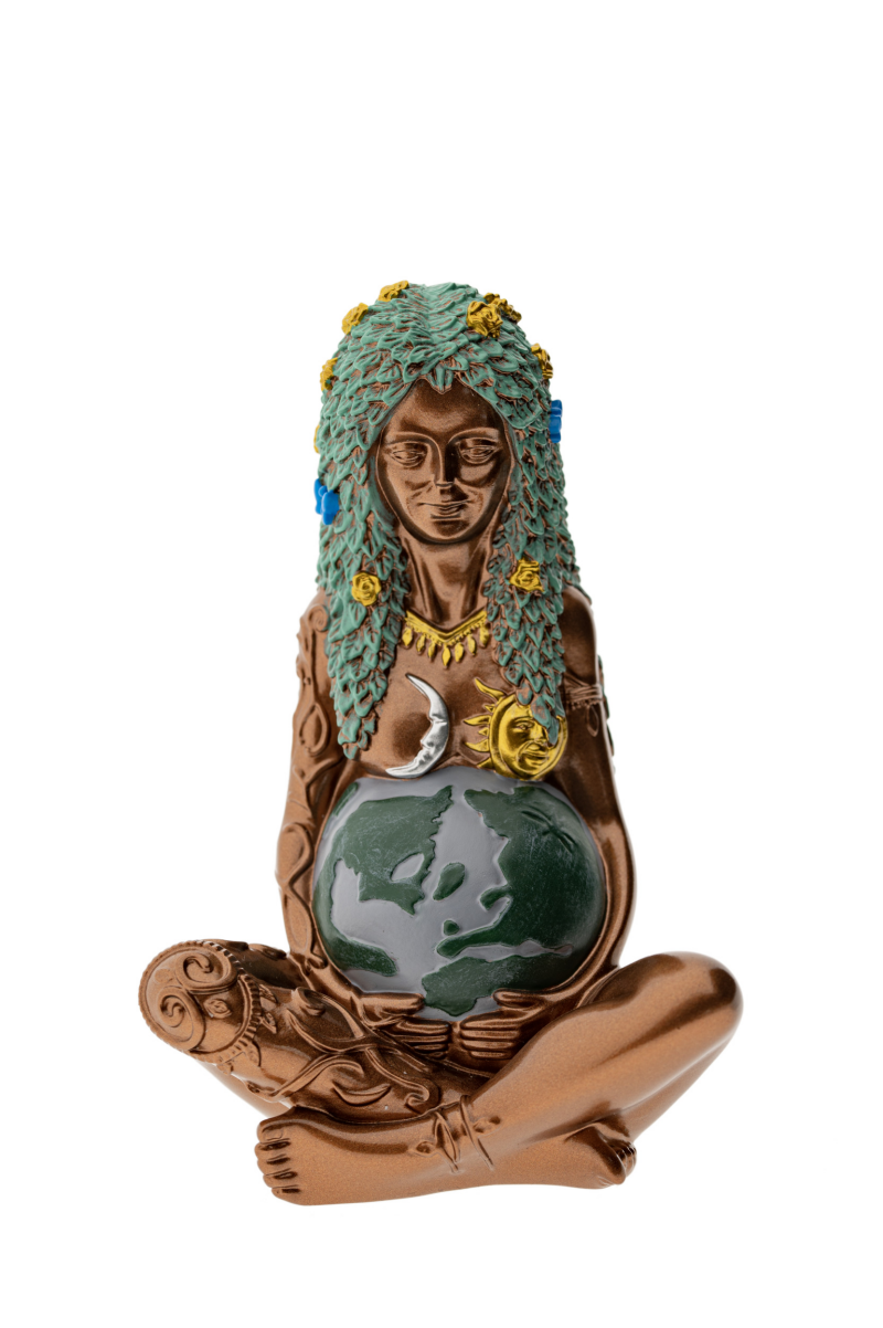 Earth Mother Goddess 14,5 cm – Beeld van Vruchtbaarheid, Bescherming & Natuurverbinding