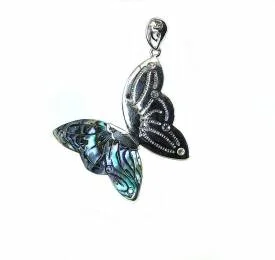 Abalone Vlinder hanger