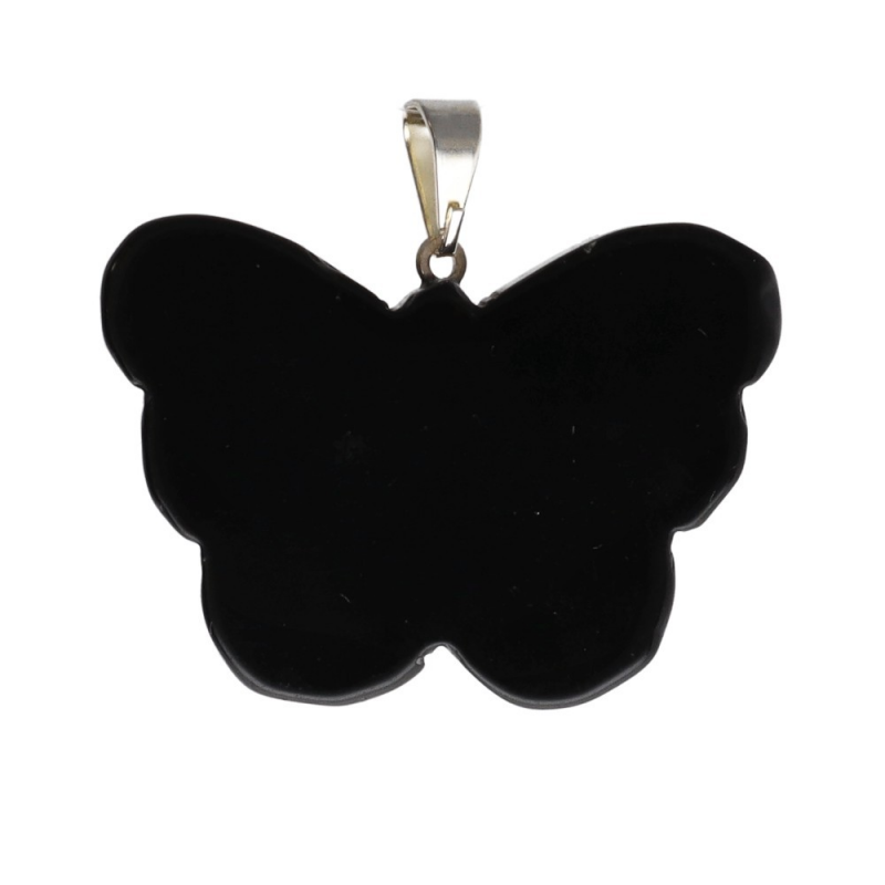 Obsidiaan vlinder hanger