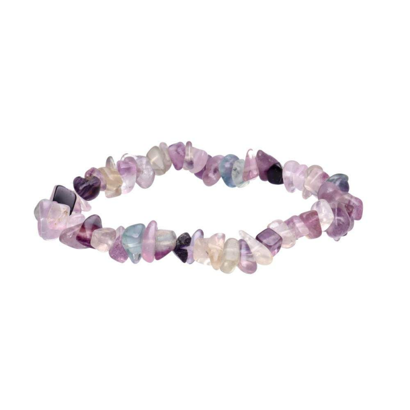 armband regenboogfluoriet chip