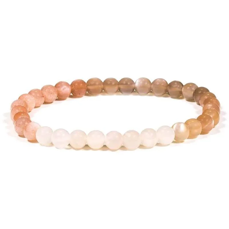 armband maansteen 6mm