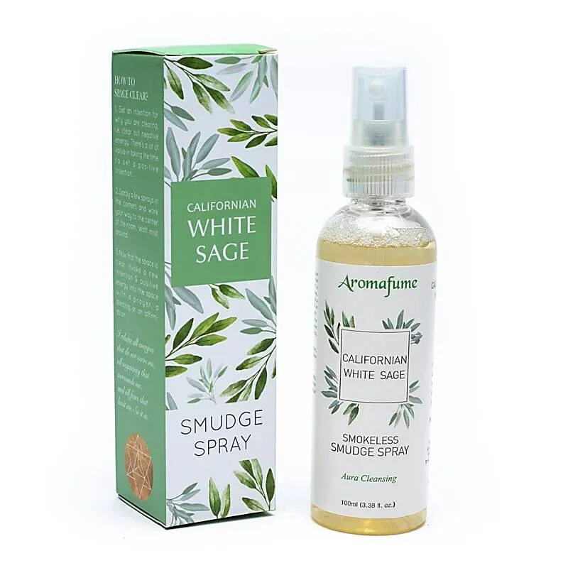 Aromafume natural smudge spray white sage - witte salie spray - 100ml