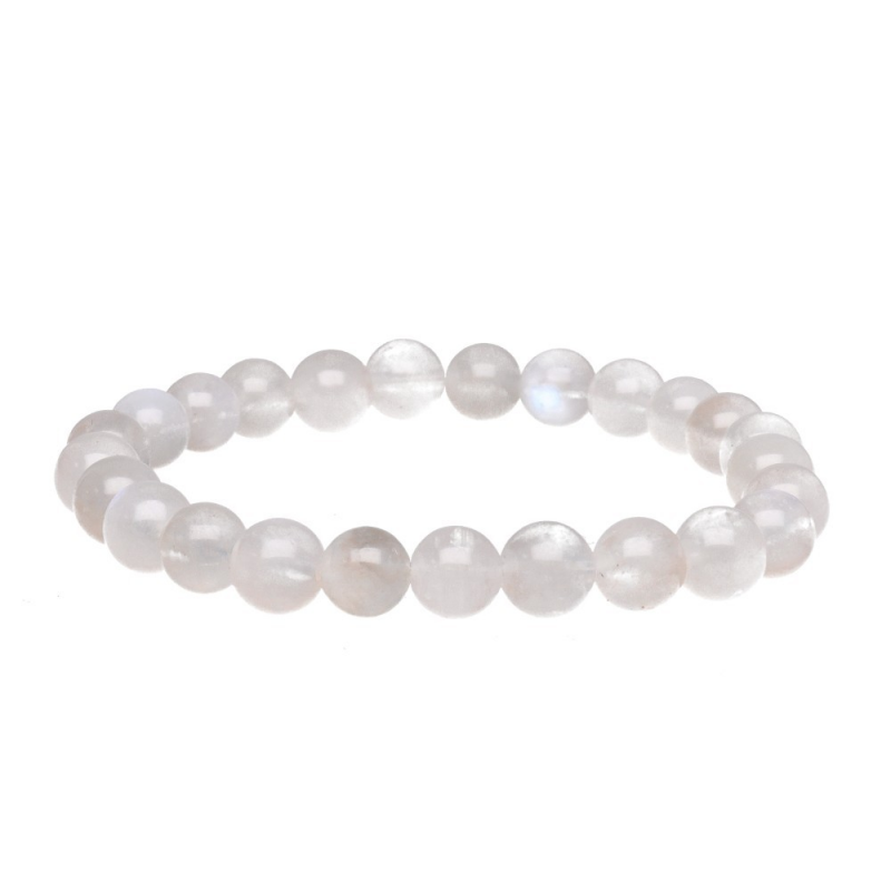 Maansteen Armband 8mm – Intuïtie, Balans & Vrouwelijke Energie