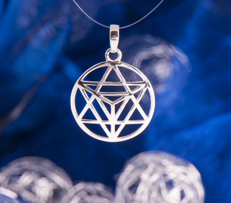 Metatron Hanger 925 Zilver 20 mm – Heilige Geometrie & Energie