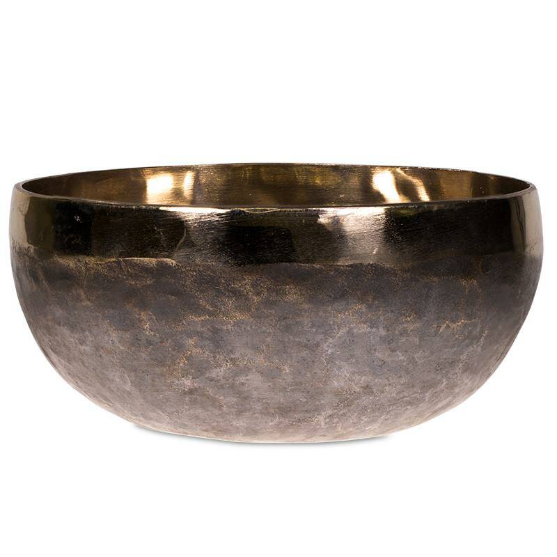 Klankschaal Ishana zwart/goud  250-300 g; 10 cm