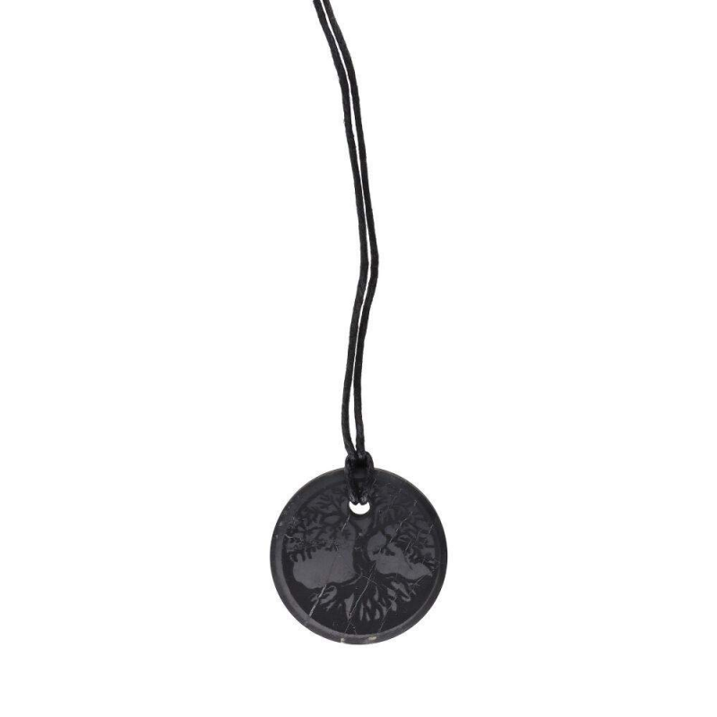 Kleine Tree of Life Shungiet Hanger 3 cm – Bescherming & Groei