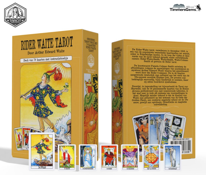 Rider Waite Tarot (Compleet deck met 78 kaarten) pocket