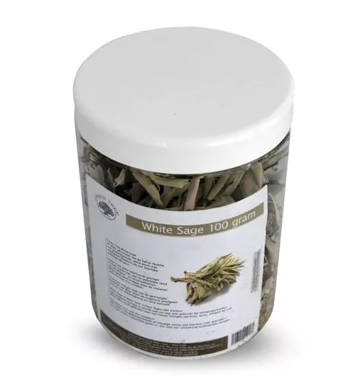 Green Tree Candle Witte Salieblaadjes 100 gram