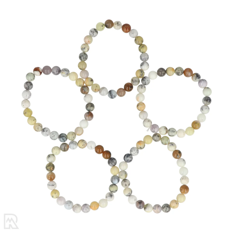 Dendriet Agaat armband 8 mm