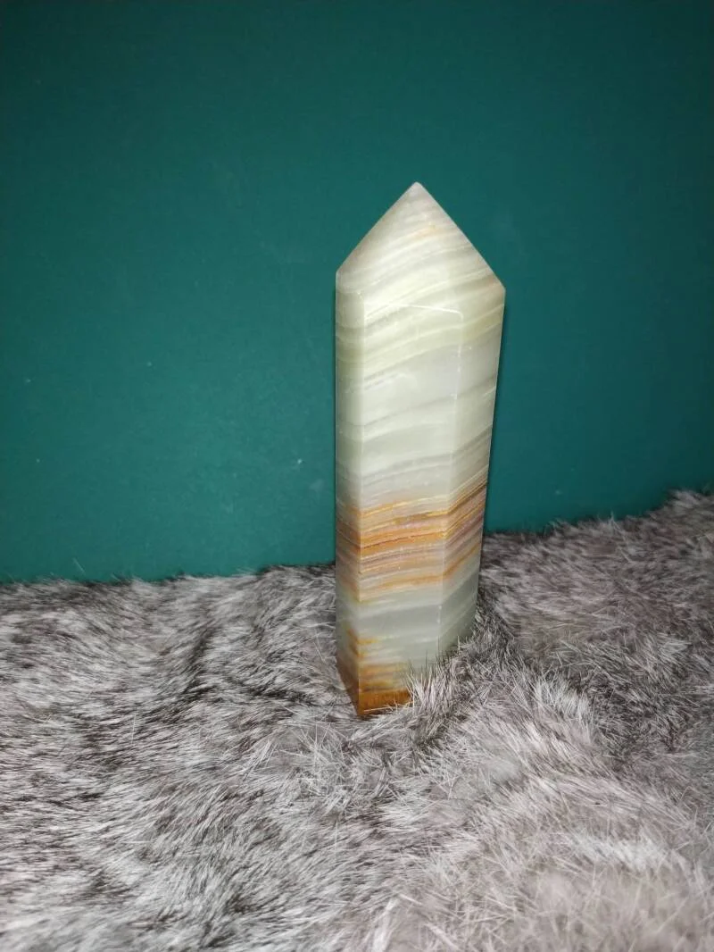 Regenboog calciet punt