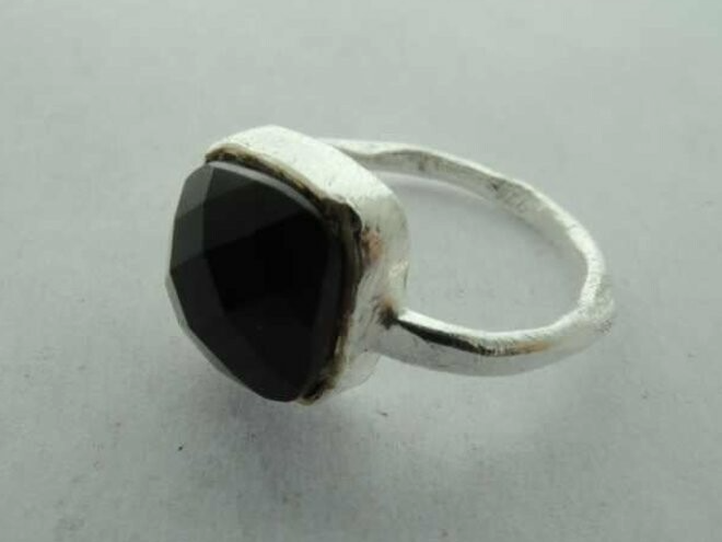 Ring ag925 onyx