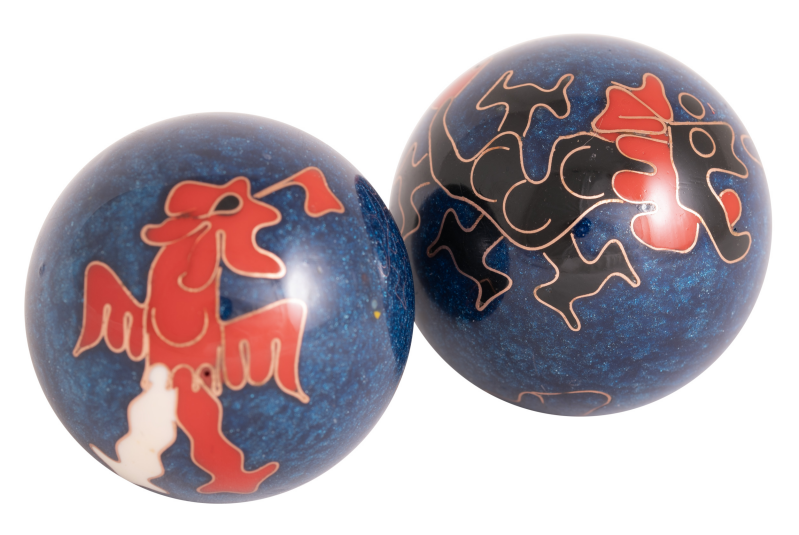 Qi Gong Balls 35 mm – Dragon & Phoenix, Handmassage & Energie