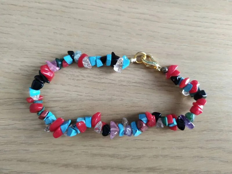 armband multicolor met slotje