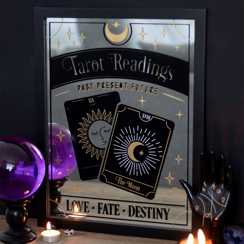 Mystieke Spiegelwanddecoratie – Tarot Readings Design