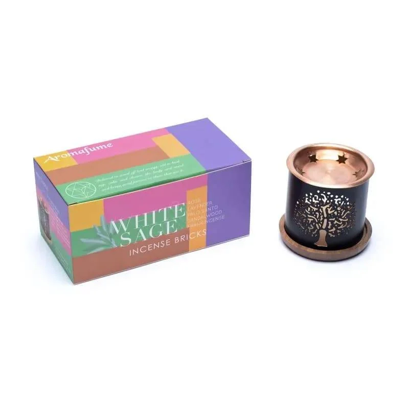 Aromafume Smudge Wierookset – 4 Variëteiten & Diffuser – 160 g