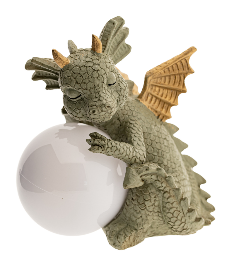Baby Dragon Ava 17 cm – Zonnelicht Beeldje voor Tuin & Terras