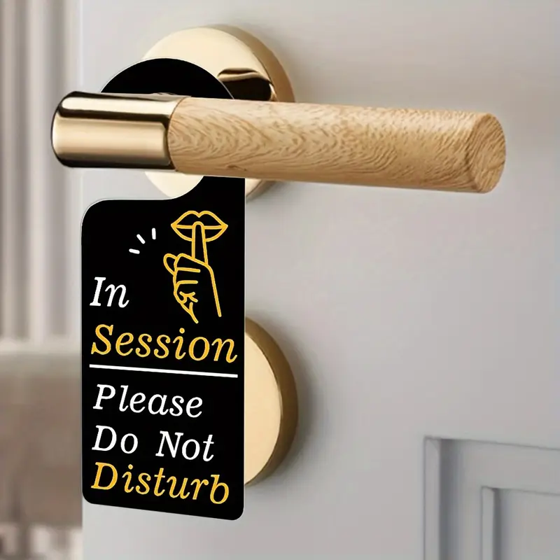 Do Not Disturb – In Session Deurhanger (Waterproof & Weerbestendig)