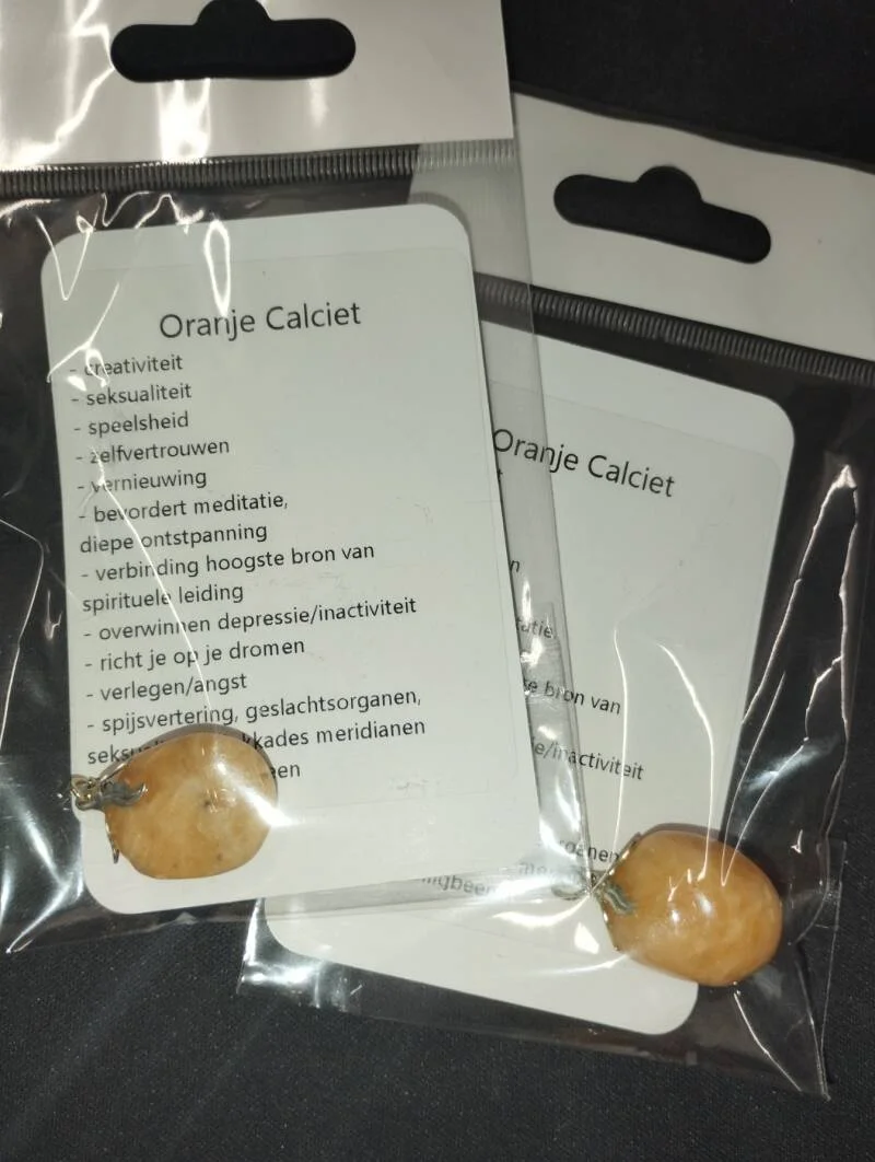hanger oranje calciet