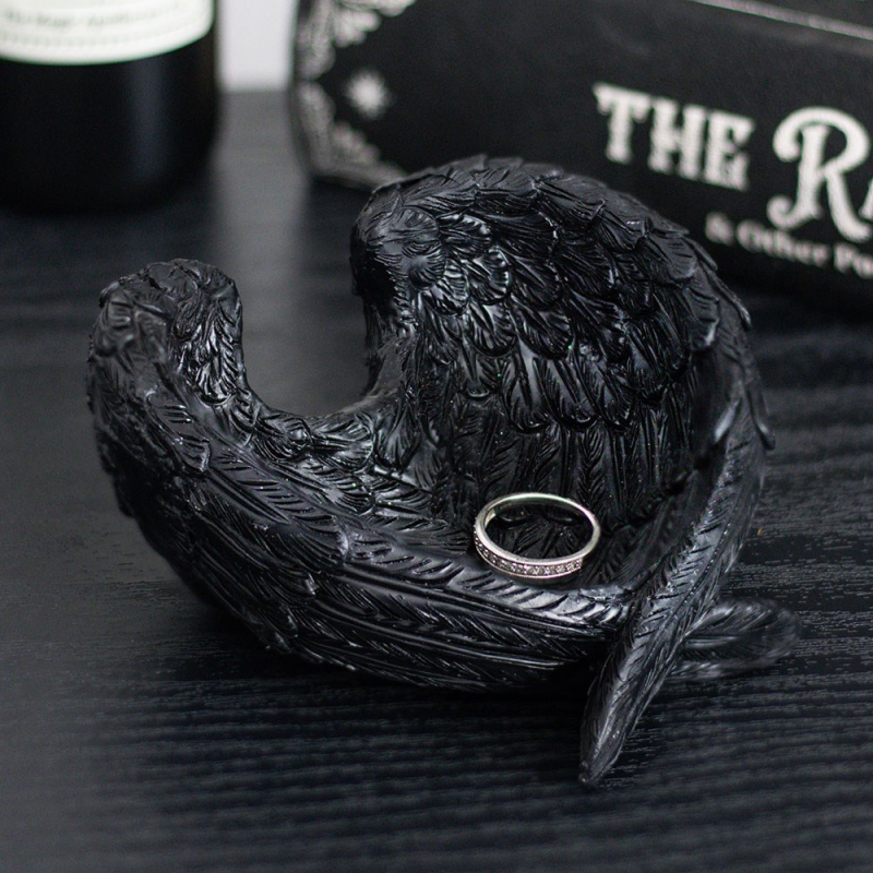Raven vleugels sieradenschaaltje