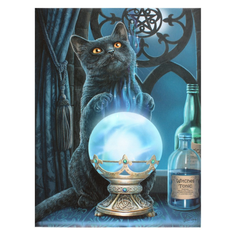 The Witches Apprentice Canvas Plaque – Lisa Parker – Magisch & Gothic Wanddecor
