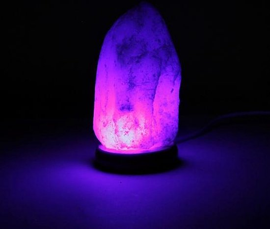 Mini Mood zoutlampje wit ruw USB