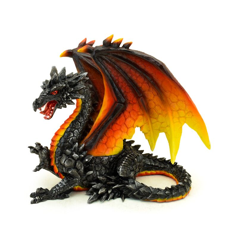 Dark Legends Beschermer van de Nacht Obsidiaan Vuur Draak