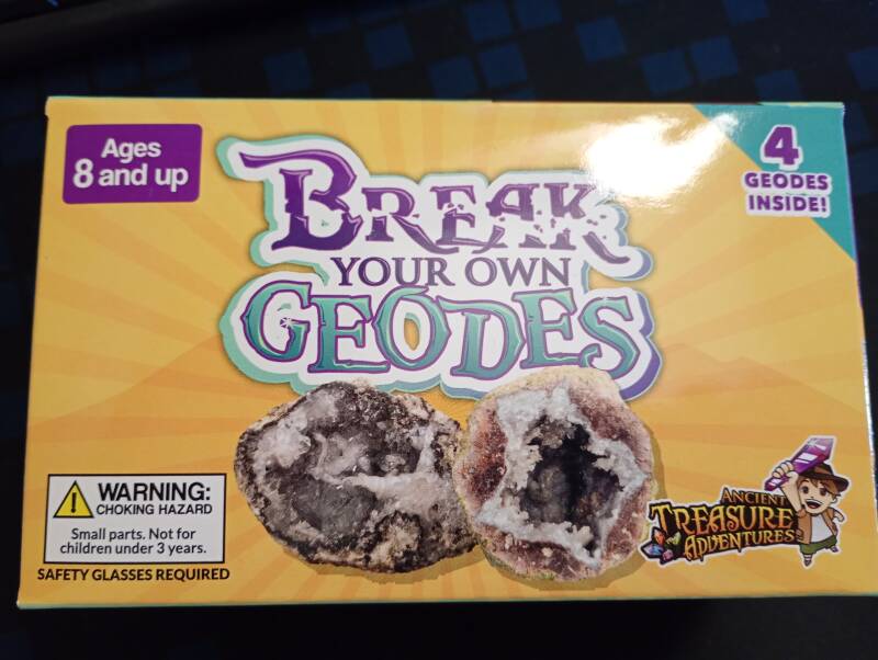 Break Your Own Geodes – 4 Geodes Opgravingsset