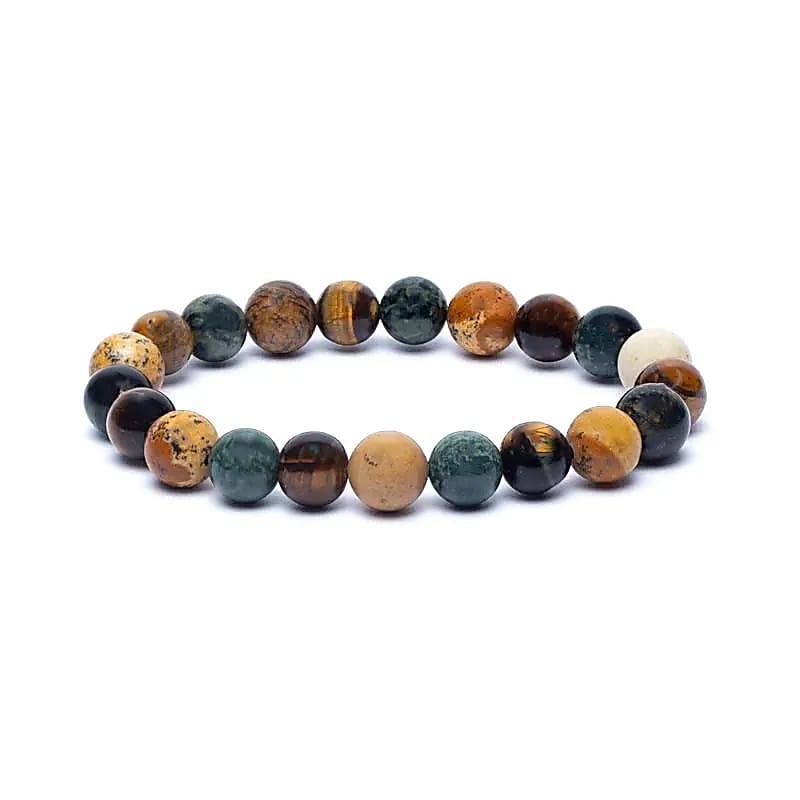 Armband Kambaba Jaspis Tijgeroog Picture Jaspis – Aarding & Bescherming HSP