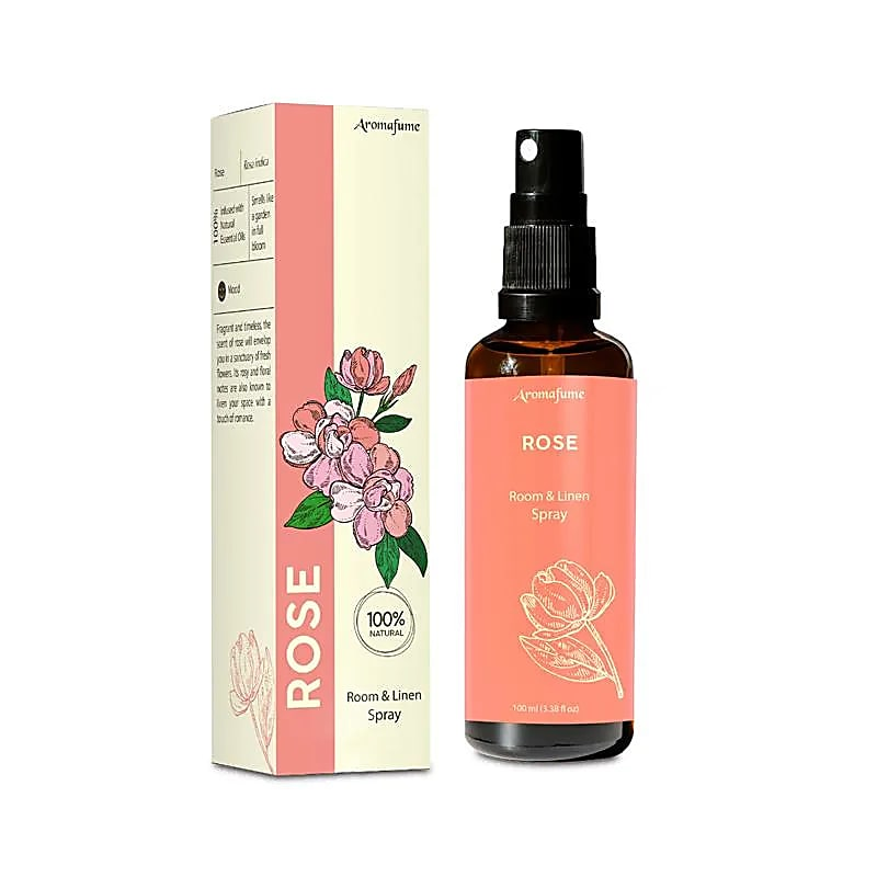 Aromafume - rose - roos - Spray - Kamerspray - Textielspray - 100ml