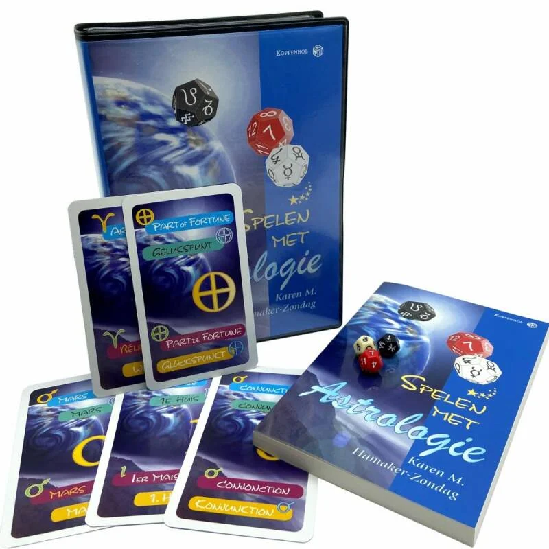 Spelen met Astrologie - Leerset met Dobbelstenen & Kaarten | Atelier Mystique