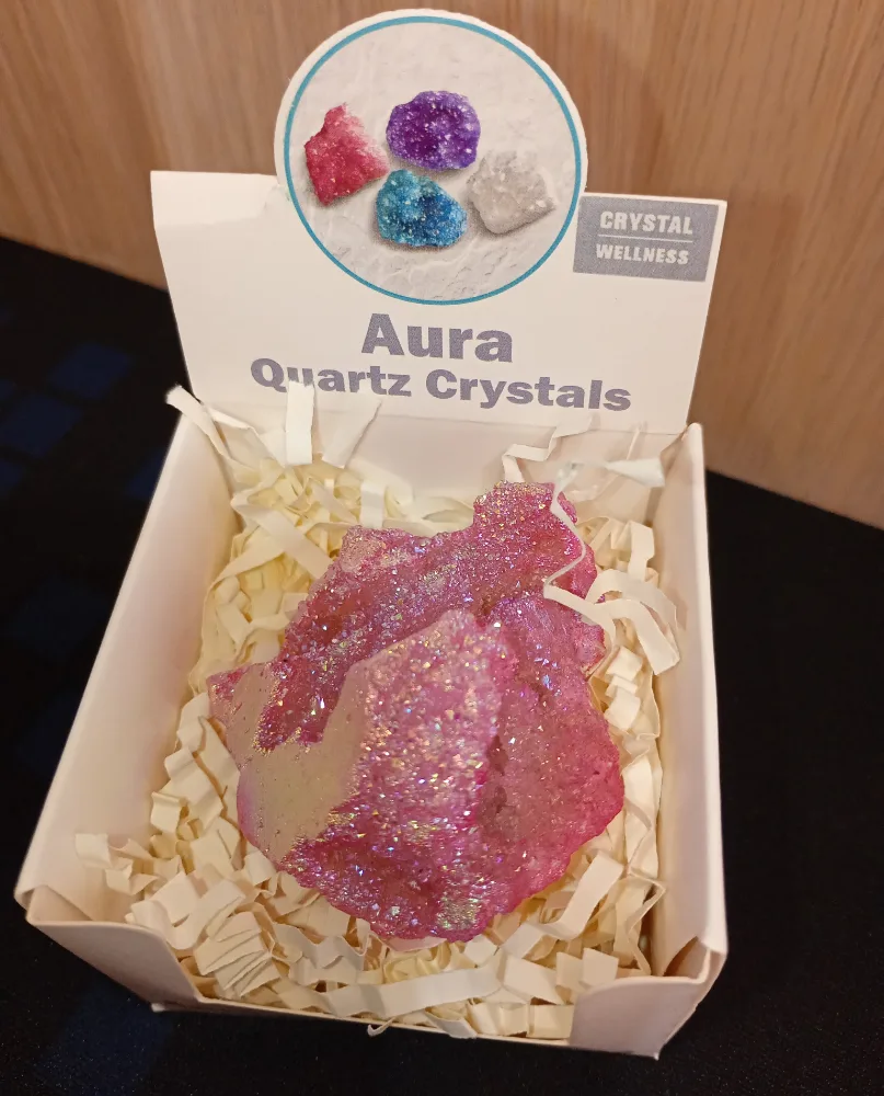 Aura kwarts geode